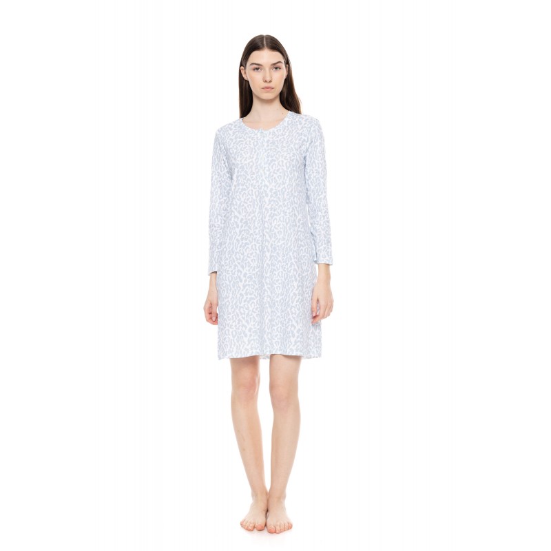 W1580 - Type - NIGHTGOWN AQUA LEO- (W1580) W1580 - Type - NIGHTGOWN AQUA LEO- (W1580)