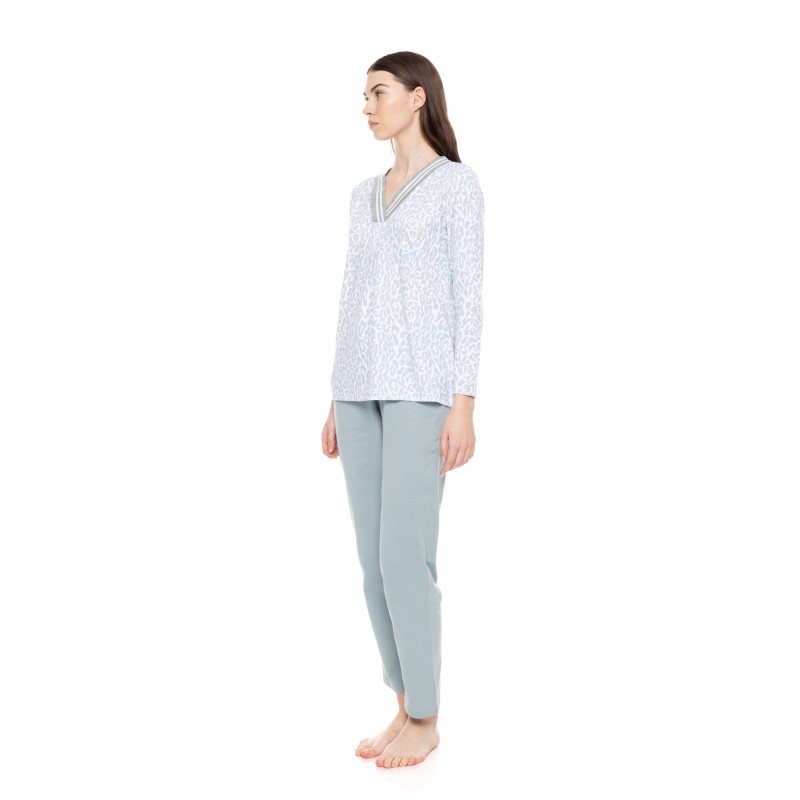 W1581 - Type - PYJAMA V AQUA LEO- (W1581) W1581 - Type - PYJAMA V AQUA LEO- (W1581)