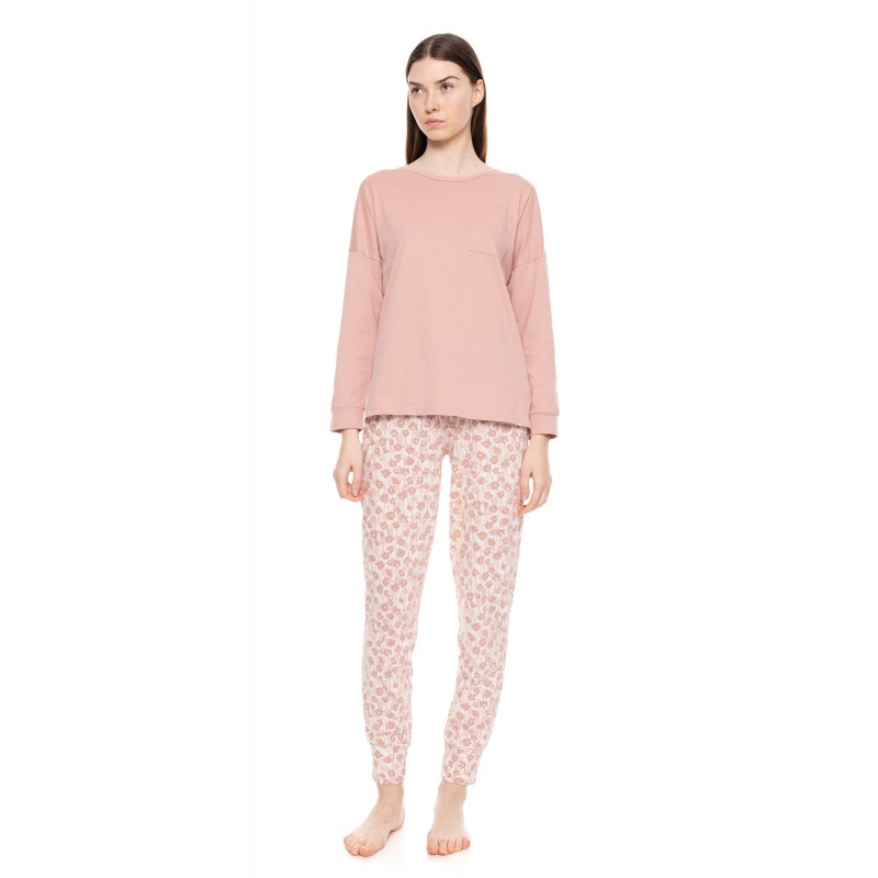 W1592 - Type - PYJAMA PINK FLOWER- (W1592) W1592 - Type - PYJAMA PINK FLOWER- (W1592)