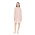 W1599 - Type - NIGHTGOWN V PINK FLOWER- (W1599)