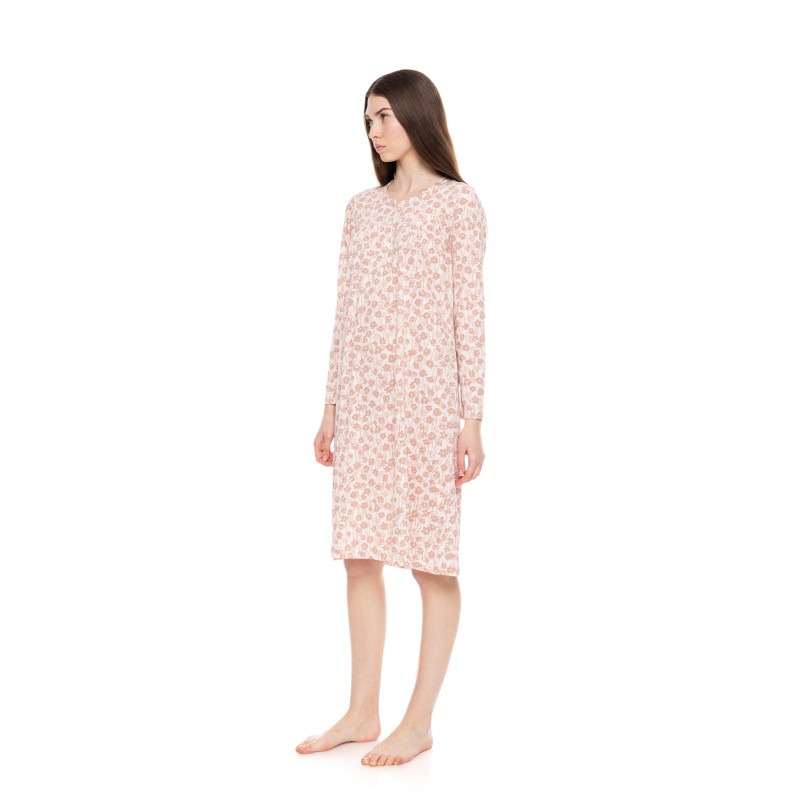 W1600 - Type - NIGHTGOWN CLASSIC PINK FLOWER- (W1600) W1600 - Type - NIGHTGOWN CLASSIC PINK FLOWER- (W1600)