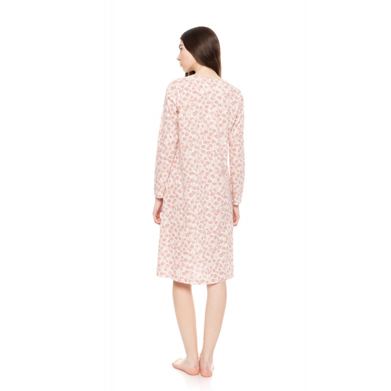 W1600 - Type - NIGHTGOWN CLASSIC PINK FLOWER- (W1600) W1600 - Type - NIGHTGOWN CLASSIC PINK FLOWER- (W1600)