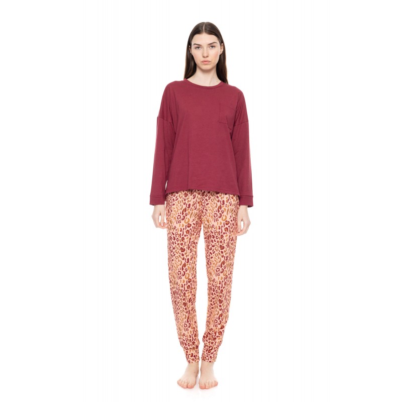 W1602 - Type - PYJAMA SOFT PINK LEOPARD- (W1602) W1602 - Type - PYJAMA SOFT PINK LEOPARD- (W1602)