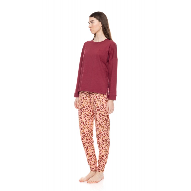 W1602 - Type - PYJAMA SOFT PINK LEOPARD- (W1602) W1602 - Type - PYJAMA SOFT PINK LEOPARD- (W1602)