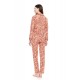 W1603 - Type - PYJAMA BUTTONED SOFT PINK LEOPARD- (W1603) W1603 - Type - PYJAMA BUTTONED SOFT PINK LEOPARD- (W1603)