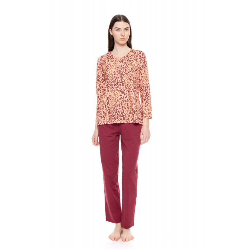 W1606 - Type - PYJAMA SOFT PINK LEOPARD- (W1606) W1606 - Type - PYJAMA SOFT PINK LEOPARD- (W1606)
