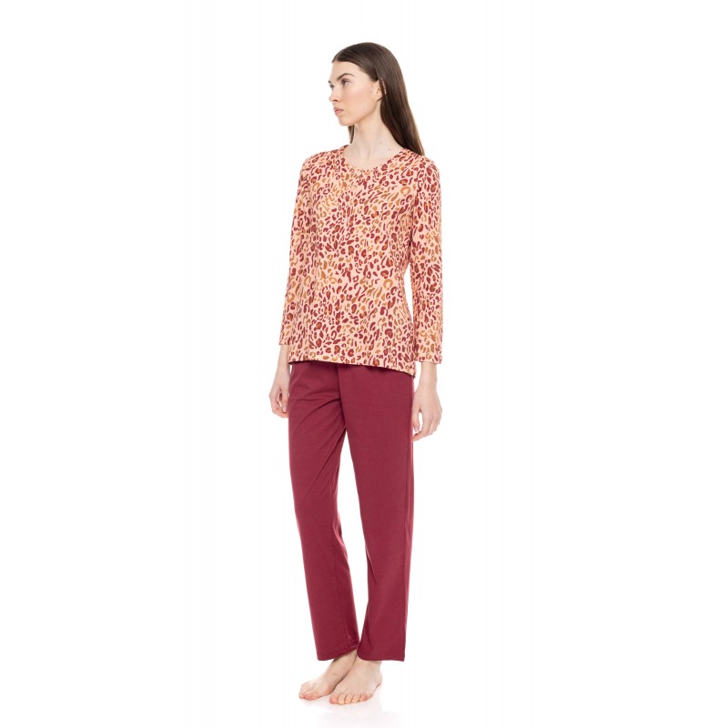 W1606 - Type - PYJAMA SOFT PINK LEOPARD- (W1606) W1606 - Type - PYJAMA SOFT PINK LEOPARD- (W1606)