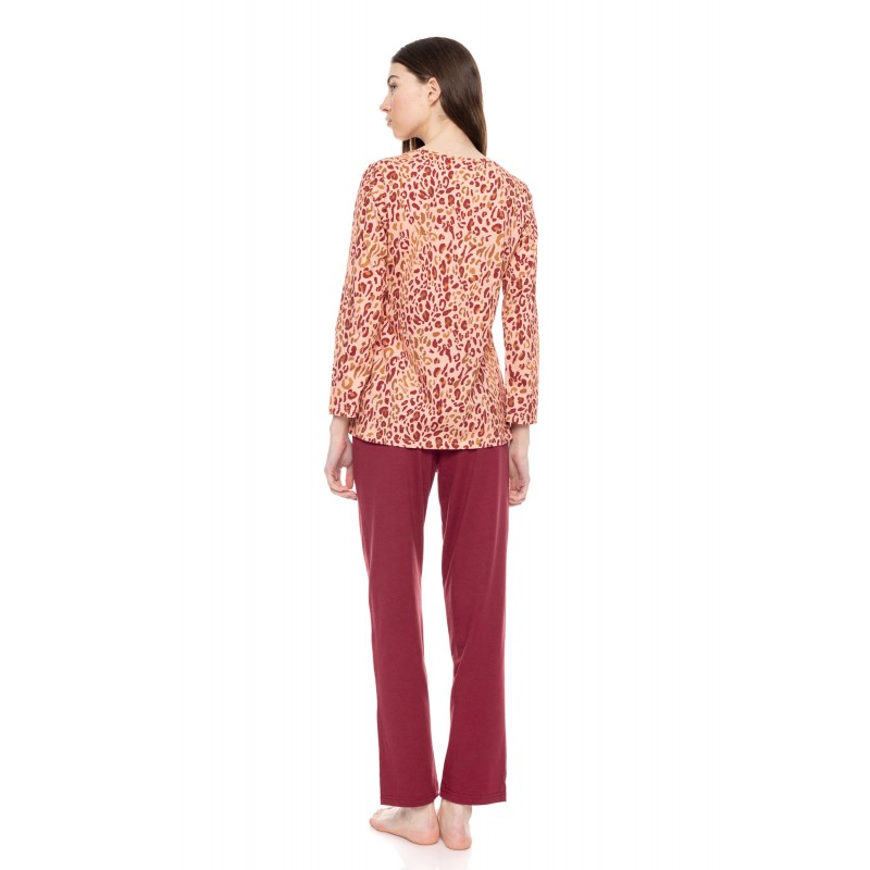 W1606 - Type - PYJAMA SOFT PINK LEOPARD- (W1606) W1606 - Type - PYJAMA SOFT PINK LEOPARD- (W1606)