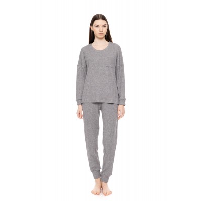 W1629 - Grey - PYJAMA WARM NIGHTS- (W1629) W1629 - Grey - PYJAMA WARM NIGHTS- (W1629)