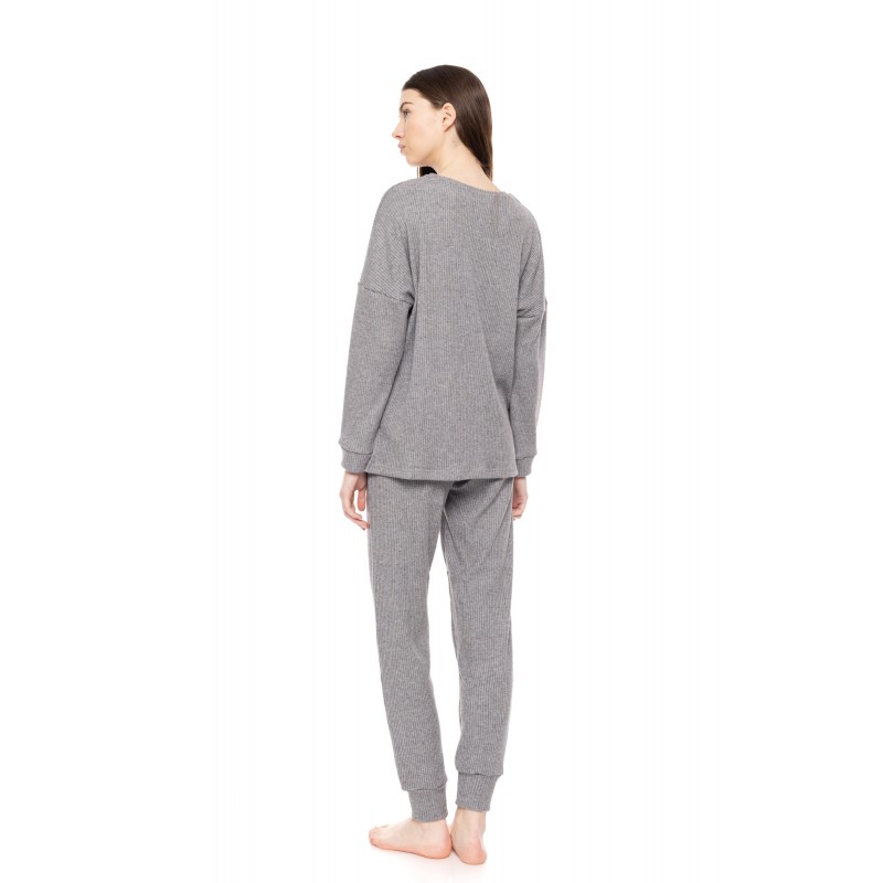 W1629 - Grey - PYJAMA WARM NIGHTS- (W1629) W1629 - Grey - PYJAMA WARM NIGHTS- (W1629)