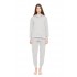 W1647 - Aqua - HOMEWEAR HOOD SOFT SOLID- (W1647)