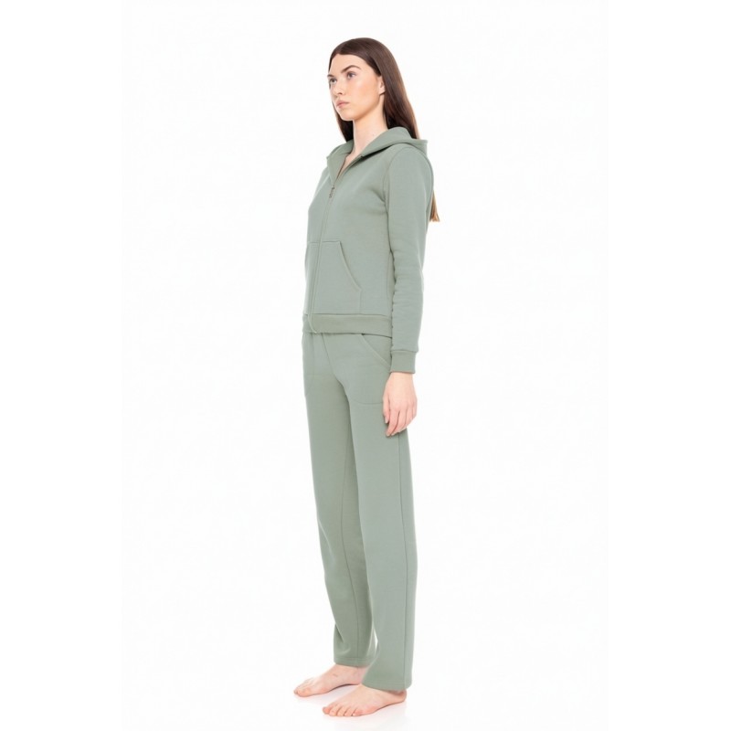 W1648 - Aqua - HOMEWEAR ZIPPER SOFT SOLID- (W1648) W1648 - Aqua - HOMEWEAR ZIPPER SOFT SOLID- (W1648)