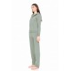 W1648 - Aqua - HOMEWEAR ZIPPER SOFT SOLID- (W1648) W1648 - Aqua - HOMEWEAR ZIPPER SOFT SOLID- (W1648)