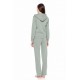 W1648 - Aqua - HOMEWEAR ZIPPER SOFT SOLID- (W1648) W1648 - Aqua - HOMEWEAR ZIPPER SOFT SOLID- (W1648)