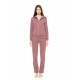 W1648 - Earth Red - HOMEWEAR ZIPPER SOFT SOLID- (W1648) W1648 - Earth Red - HOMEWEAR ZIPPER SOFT SOLID- (W1648)