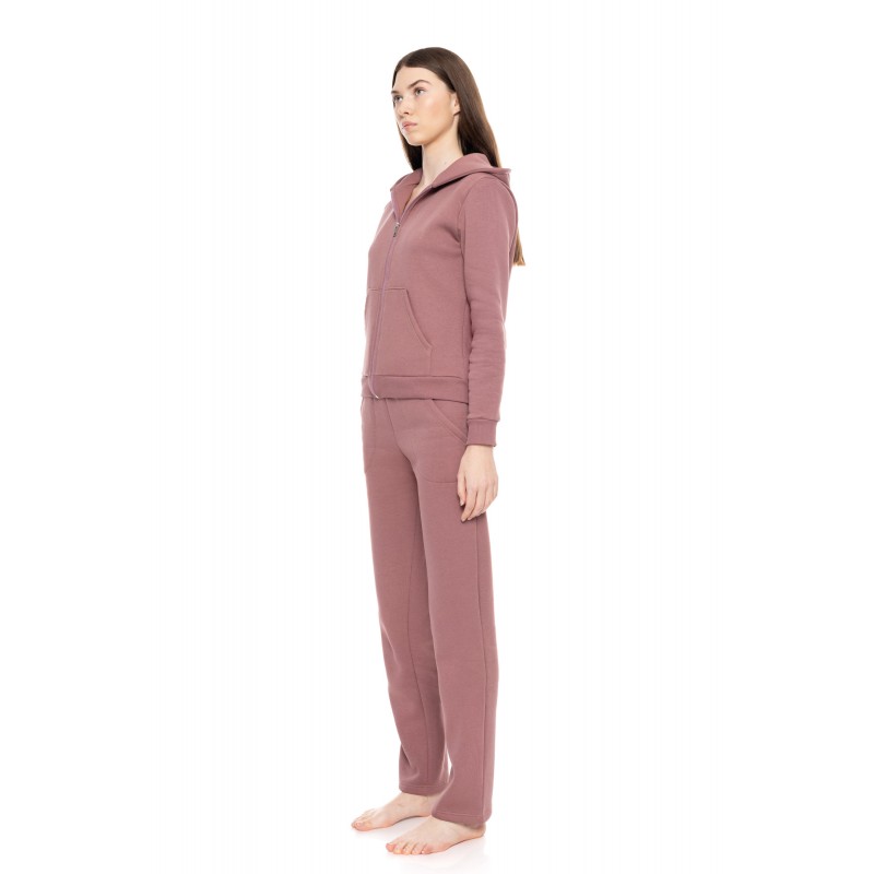 W1648 - Earth Red - HOMEWEAR ZIPPER SOFT SOLID- (W1648) W1648 - Earth Red - HOMEWEAR ZIPPER SOFT SOLID- (W1648)
