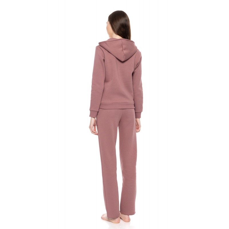 W1648 - Earth Red - HOMEWEAR ZIPPER SOFT SOLID- (W1648) W1648 - Earth Red - HOMEWEAR ZIPPER SOFT SOLID- (W1648)