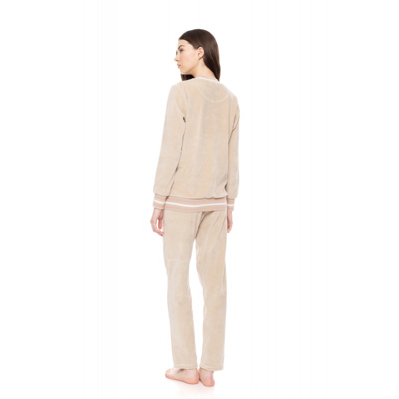 W1659 - Skin - HOMEWEAR V VELVET DETAIL- (W1659)