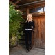 W1668 - Black - TRUCKSUIT VELVET BLACK STRIPE- (W1668)