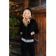 W1668 - Black - TRUCKSUIT VELVET BLACK STRIPE- (W1668)