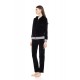 W1668 - Black - TRUCKSUIT VELVET BLACK STRIPE- (W1668)