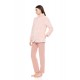 W1681 - Baby Pink - ROBE ZIPPER FLEECE LOVE- (W1681)