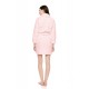 W1683 - Baby Pink - ROBE FLEECE LOVE- (W1683) W1683 - Baby Pink - ROBE FLEECE LOVE- (W1683)