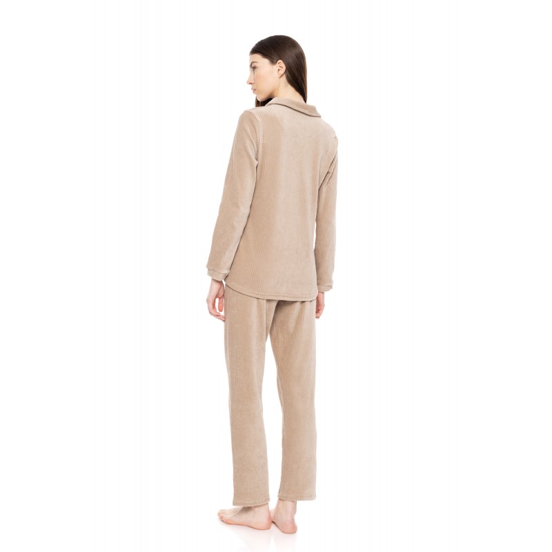 W1687 - Skin - PYJAMA VELVET STRIPE- (W1687) W1687 - Skin - PYJAMA VELVET STRIPE- (W1687)