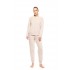 W1692 - White - PYJAMA VELVET STRIPE- (W1692)