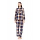 W1693 - Type - PYJAMA BUTTONED AUTUMN PLAID- (W1693) W1693 - Type - PYJAMA BUTTONED AUTUMN PLAID- (W1693)