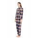 W1693 - Type - PYJAMA BUTTONED AUTUMN PLAID- (W1693) W1693 - Type - PYJAMA BUTTONED AUTUMN PLAID- (W1693)