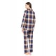W1693 - Type - PYJAMA BUTTONED AUTUMN PLAID- (W1693) W1693 - Type - PYJAMA BUTTONED AUTUMN PLAID- (W1693)