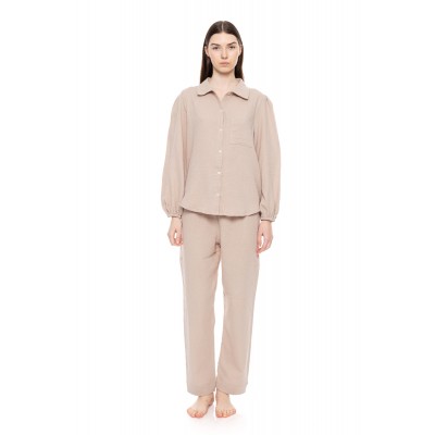 W1697 - Skin - PYJAMA BUTTONED ELEGANT- (W1697)