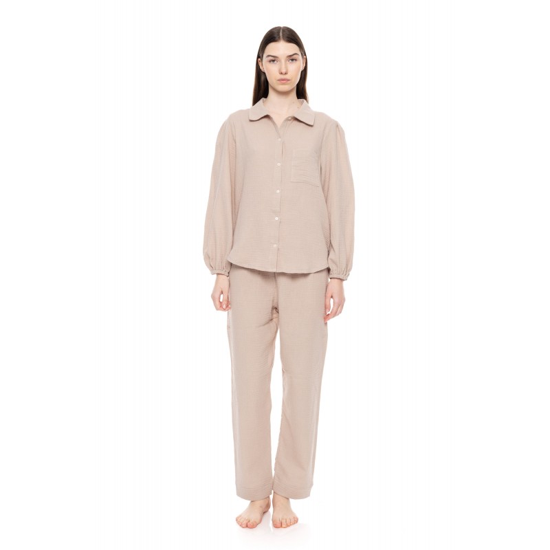 W1697 - Skin - PYJAMA BUTTONED ELEGANT- (W1697) W1697 - Skin - PYJAMA BUTTONED ELEGANT- (W1697)