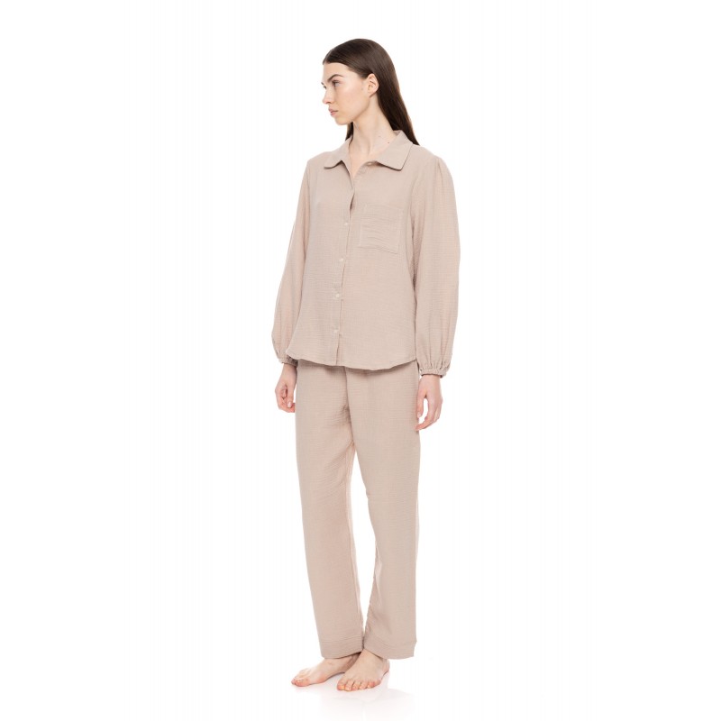 W1697 - Skin - PYJAMA BUTTONED ELEGANT- (W1697) W1697 - Skin - PYJAMA BUTTONED ELEGANT- (W1697)