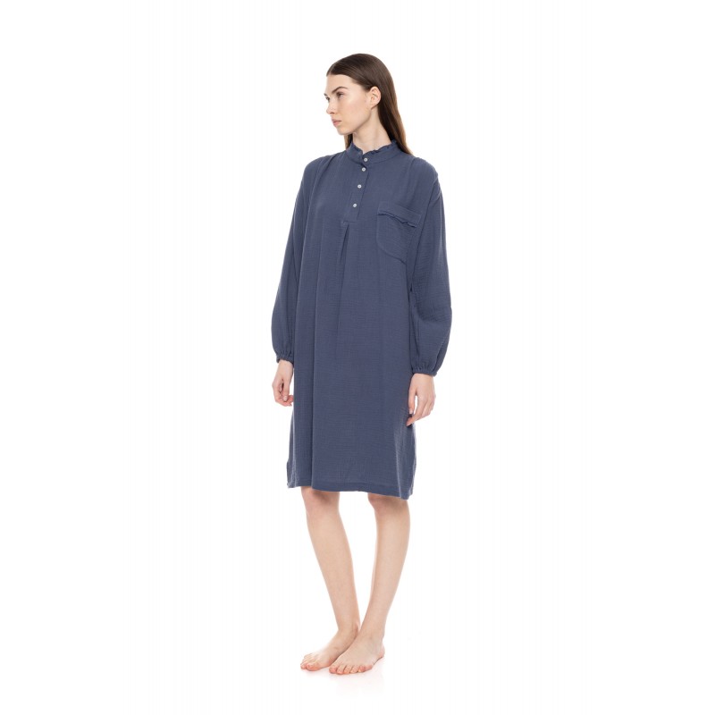 W1700 - Cosmos Blue - NIGHTGOWN ELEGANT- (W1700)