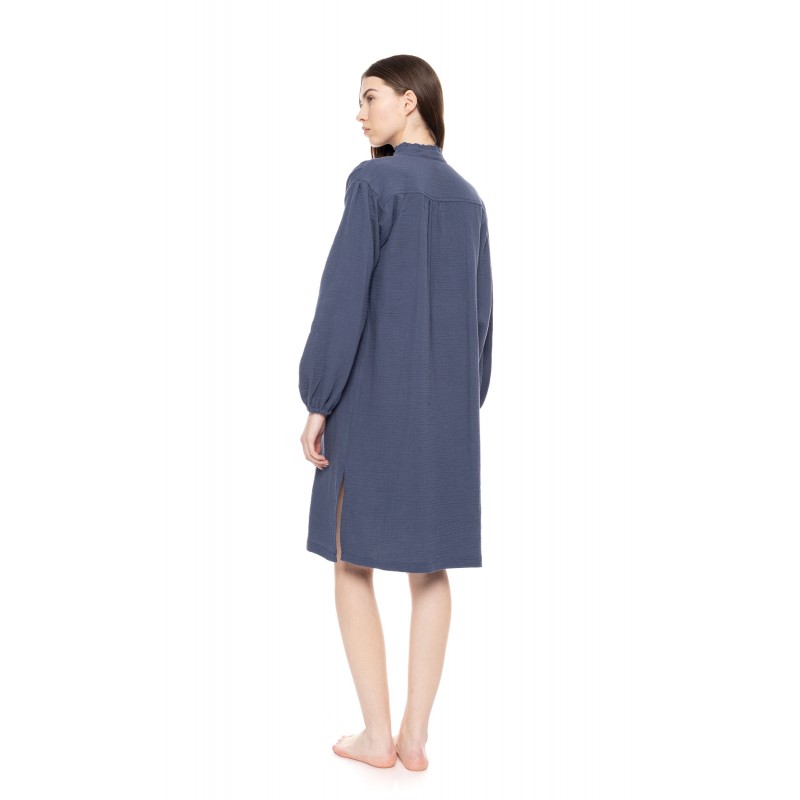 W1700 - Cosmos Blue - NIGHTGOWN ELEGANT- (W1700)
