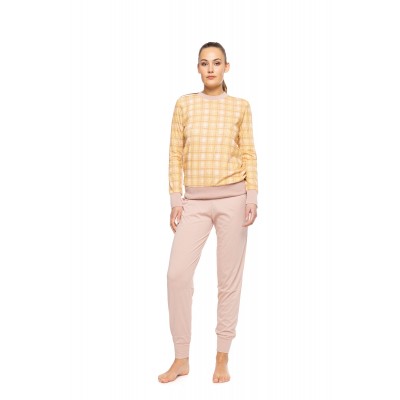 W1704 - Type - PYJAMA GOLD PLAID- (W1704)