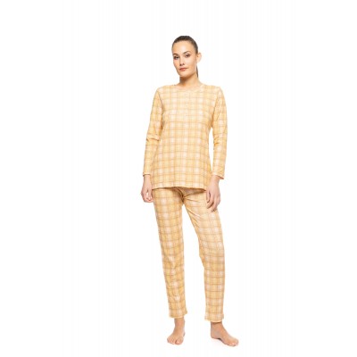 W1705 - Type - PYJAMA GOLD PLAID- (W1705)