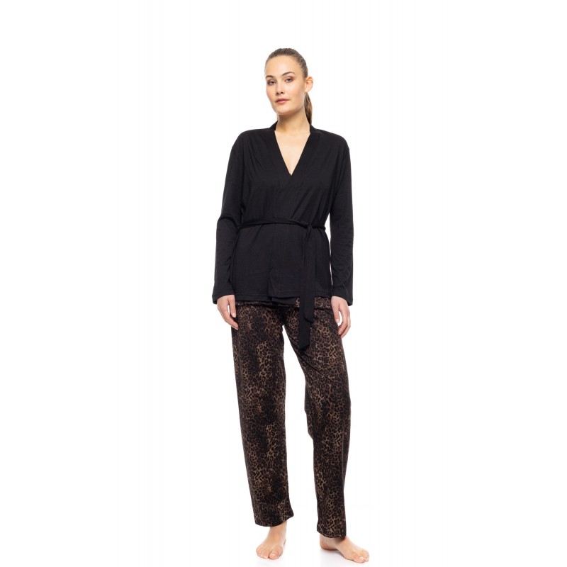 W1713 - Type - PYJAMA 3PCS LEOPARD- (W1713) W1713 - Type - PYJAMA 3PCS LEOPARD- (W1713)