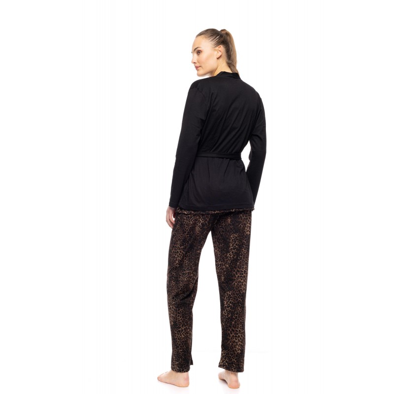 W1713 - Type - PYJAMA 3PCS LEOPARD- (W1713) W1713 - Type - PYJAMA 3PCS LEOPARD- (W1713)
