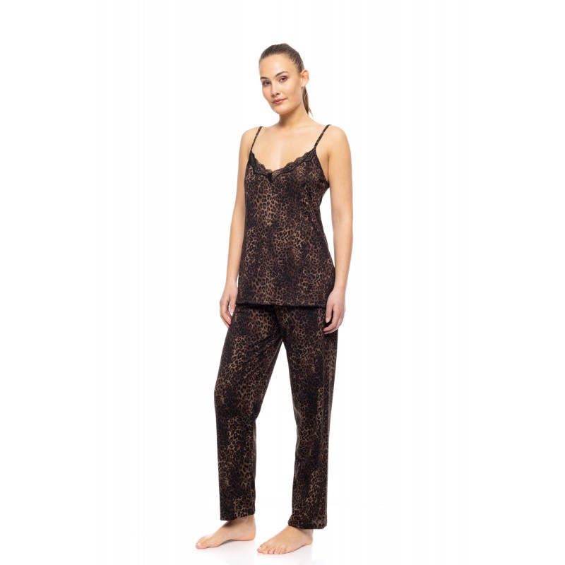 W1713 - Type - PYJAMA 3PCS LEOPARD- (W1713) W1713 - Type - PYJAMA 3PCS LEOPARD- (W1713)