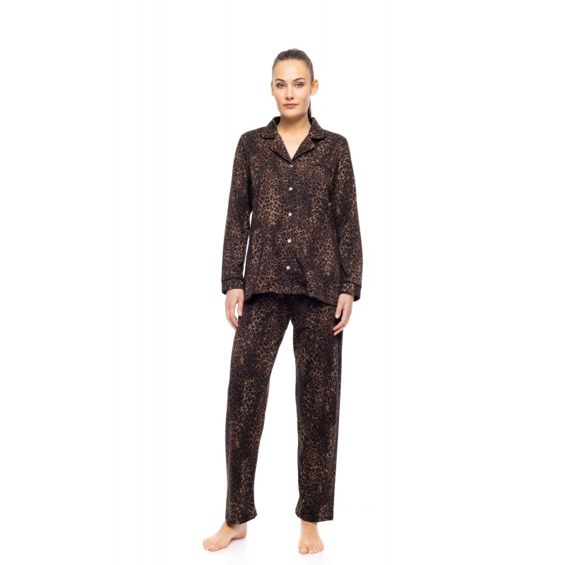 W1714 - Type - PYJAMA BUTTONED LEOPARD- (W1714) W1714 - Type - PYJAMA BUTTONED LEOPARD- (W1714)