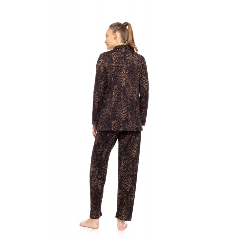 W1714 - Type - PYJAMA BUTTONED LEOPARD- (W1714) W1714 - Type - PYJAMA BUTTONED LEOPARD- (W1714)