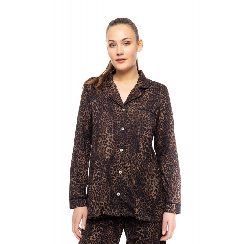 W1714 - Type - PYJAMA BUTTONED LEOPARD- (W1714) W1714 - Type - PYJAMA BUTTONED LEOPARD- (W1714)