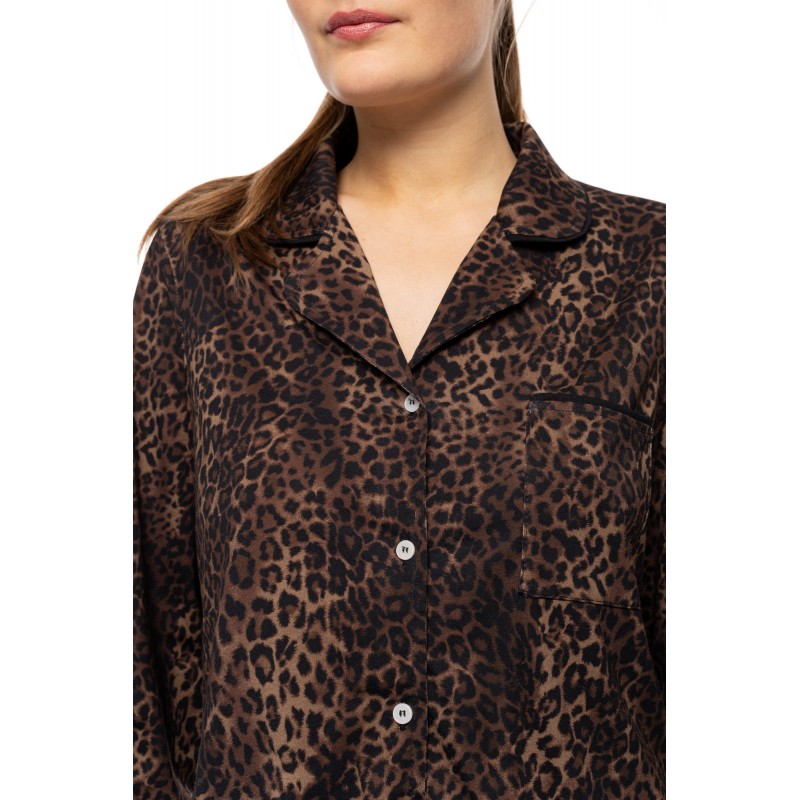 W1714 - Type - PYJAMA BUTTONED LEOPARD- (W1714) W1714 - Type - PYJAMA BUTTONED LEOPARD- (W1714)