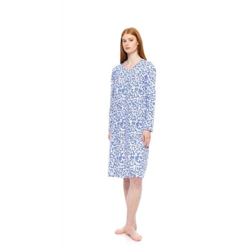 W1732 - Type - NIGHTGOWN CLASSIC DREAM BLUE LEO- (W1732) W1732 - Type - NIGHTGOWN CLASSIC DREAM BLUE LEO- (W1732)