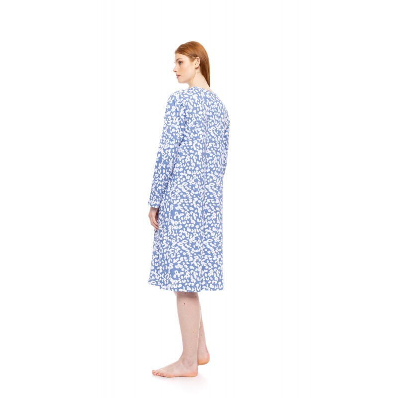 W1732 - Type - NIGHTGOWN CLASSIC DREAM BLUE LEO- (W1732) W1732 - Type - NIGHTGOWN CLASSIC DREAM BLUE LEO- (W1732)
