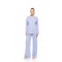W1738 - Type - PYJAMA BUTTONED CALMING STRIPES- (W1738)