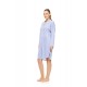W1739 - Type - NIGHTGOWN BUTTONED CALMING STRIPES- (W1739) W1739 - Type - NIGHTGOWN BUTTONED CALMING STRIPES- (W1739)